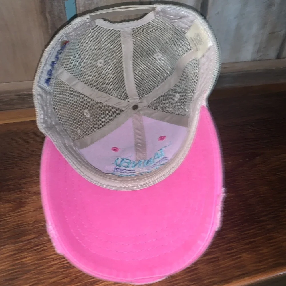 Adams Women's Upscale Fashion Headwear Mesh Snapback Hat Pink Tanned & Tipsy Cap